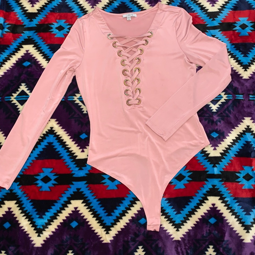 Pink bodysuit